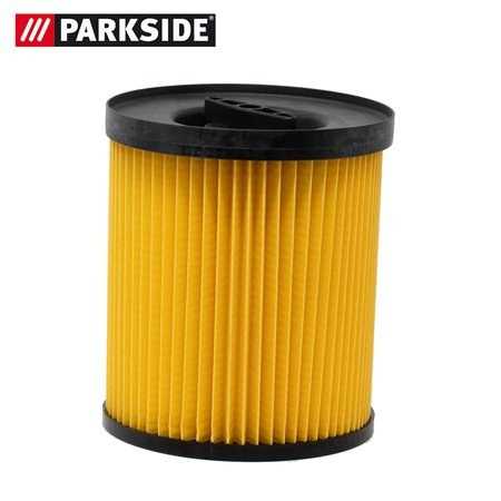 Filtro A Pieghe Per Parkside PNTS 1400 B1 – Cartuccia Lavabile Con Griglia Acciaio E Coperchio (IAN 66443 + 74286)